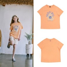 [블루테일] AYC2TS10OR 오렌지 서프웨이브 반팔티