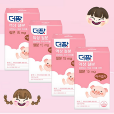 더팜 액상 철분 아기 유아 철분제 120포 4개월, 4박스, 240ml