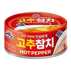 사조 고추참치 안심따개, 135g, 6개