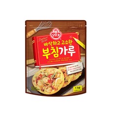 오뚜기 바삭고소 부침가루 1kg x 3개, 단품