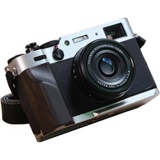 fujifilm 혜이산 FUJIFILM X100V 후지 필름 전용 핸드 그립 메탈 단목재 베이스 바디 케이스용 그립입니다 호환 전지 교환 편리 밑면 개폐