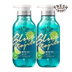 프레시팝 블루 모히또 샴푸 500ml 2입 구성, 단품없음