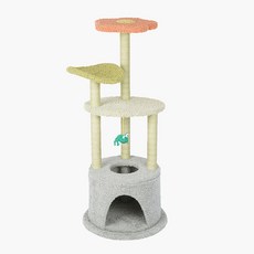 2타입 먼치킨 뚱냥이캣타워 파티션 캣선반 고양이수직공간 HS13, 1 플라워캣타워(CTW13)