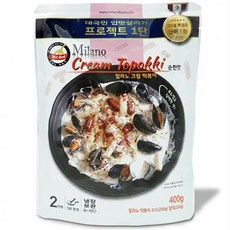 딜모아 어른간식 아이간식 크림떡볶이 밀라노푸드 순한맛 즉석떡볶이, 1