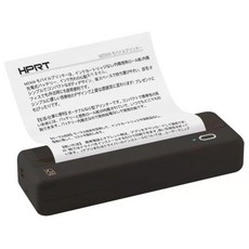 잉크없는 휴대용프린터 핸드 출력 감열식 출장 종이 네임 인쇄 문서 넘버링 미니, A4 Blcak 프린터