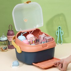 only 예홈 by Design / 프리미엄 다용도 유아 젖병 이유 식기 컵 그릇 설거지 건조대 보관함, 색상:단일상품