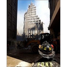 9 11 Fdny 소방관 세계 무역 센터 8x10 실버 할라이드 사진 인쇄, 본상품, 본상품