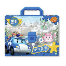 로보카폴리 폴리와 친구들 가방퍼즐, 5세트, 94피스