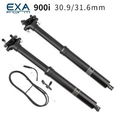 가변싯포스트 세스펜션 대만 KS EXA 900i 산악 자전거 와이어 리프트 시트 포스트 부품 30.9mm 31.6mm, 3.31.6x395mm