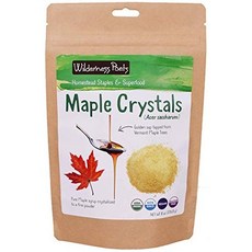 Wilderness Poets Organic Maple Sugar Crystals (8 Ounce Wilderness Poets 유기농 단풍나무 설탕 결정(8온스 - 227g, 1개