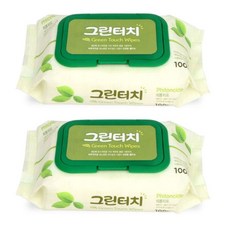 홀렌24 그린터치 물티슈 100매(캡형), 백색, 6개