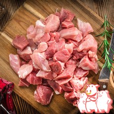 삼형제고기 1등급 한돈 돼지고기 모듬찌개용, 4개, 1kg