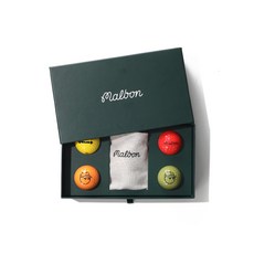 MALBON GOLF 말본 컬러 골프공 4구 & 버킷 우드티 MULTI - 말본골프공