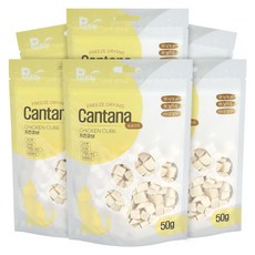 펫라이프 칸타나 동결건조 치킨큐브 50g x6개, 6개