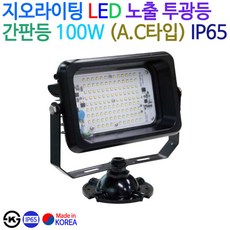 지오라이팅 LED노출투광등 간판등100W(A 전구색(100W) 백색