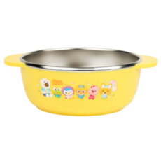 뽀로로 논슬립 유아 스텐공기 PR2792, 1 Color(혼합색상), 1개