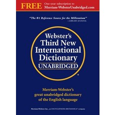 (영문도서) Webster''s Third New International Dictionary [With Access Code] Hardcover, Merriam-Webster, English, 9780877792017