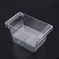 다기능 이중 빨판 물고기 번식 자체 부유 격리 상자 보육원 부화장 튀김 탱크 수족관 액세서리, transparent, 1개