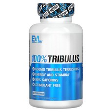 EVLution Nutrition 더블 스트렝스 100% 트리뷸러스 캡슐 60정, EVLution Nutrition 더블 스..., 1개