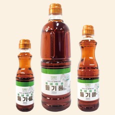 쿡네이처 저온압착 국내산 중국산 들기름, 1통, 500ml