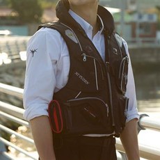 하이투젠 HT-201A 바다 낚시 구명 조끼, 블랙