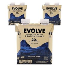 Evolve 아이디얼 바닐라 프로틴 쉐이크(4개입) Ideal Vanilla Protein Shake, 3세트, 1.52kg