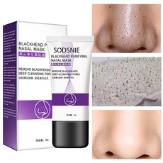 블랙헤드 리무버 코 얼굴 마스크 모공 스트립 찢기 블랙 필링 여드름 트리트먼트 유니섹스 딥 클렌징 스킨케어 코리아 치료법, 02 SODSNIE
