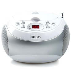 코비 블루투스 포터블 CD플레이어, BTCD371, 화이트