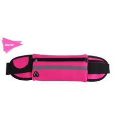 러닝 마라톤 핸드폰 가방 패션 미니 포켓 런닝 백 여성 남성 휴대용 USB 다기능 여행, 핑크색
