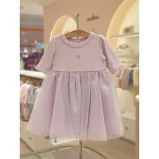 [M밍크뮤D] 24SS (LV)골지샤인원피스 드레스 (3411540007) 출산준비물 신생아선물 배내수트 배내저고리