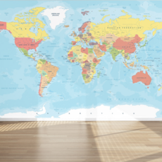 텐바이텐지도벽지