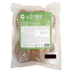 청정원쇠고기함박스테이크 대상 60gx10입, 11개, 600g