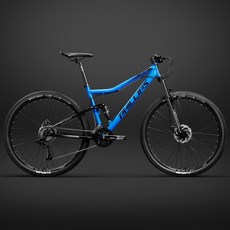 풀샥mtb 입문용 엠티비 산악 자전거 충격흡수 수입 성인 청소년 오프로드, 24단, 26인치, Searcher 블루
