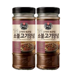 (상온)[백설]소불고기양념500g, 500g, 2개