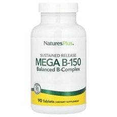 NaturesPlus 서방형 메가B-150 균형 잡힌 B 복합체, 1개