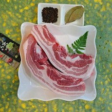 노랑오리참나무훈제삼겹
