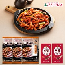 [잠실 맛집 백년가게 군산오징어] 오삼불고기 300g 3팩 + 비법 양념장 250g 2팩