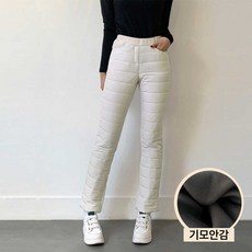필드에나 겨울 여성 패딩 기모 스판 방한 골프 바지