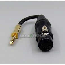 Ln006090 균형 직조 천 xlr 여성 4.4mm 남성 오디오 어댑터 변환기 케이블 소니 PHA 2a TA ZH1ES NW WM1Z, 단일, 단일