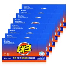 테크 간편시트 후레쉬 브리즈 36매 시트세제, 8개