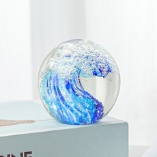 파도의 푸른빛 다꾸 왕큰 문진