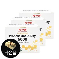 하이웰 프로폴리스 원어데이 6000mg 뉴질랜드프로폴리스 450캡슐, 1개, 450정