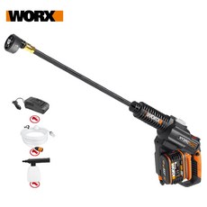 worx 20v hydroshot wg630e.5 high pressure car washer brushless big flow 충전식 무선 car washer 휴대용 무선 세척, 1개