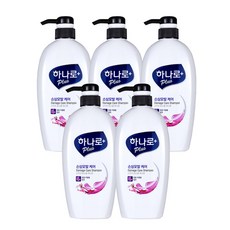 하나로 플러스 손상모발 케어 샴푸 680ml, 5개 - 대나무추출물