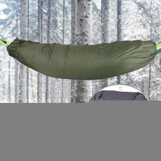 야외 따뜻함 스트레치 지퍼 해먹 캠핑 침낭 캠핑 낚시 휴대용 해먹 절연 커?