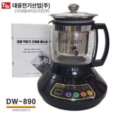 대웅약탕기 대용량 3리터 DW-890 홍삼제조기 차탕기 온도조절기능 