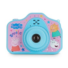Peppa Pig 아동용 디지털 카메라 2인치 스크린 12MP 사진 촬영 1080p HD 비디오 녹화 내장 게임 내구성 있는 낙하 방지 케이스 USB 충전식