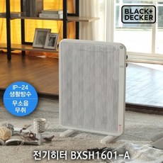블랙앤데커 마이카서믹 판넬형벽걸이겸용 히터 BXSH1601-A, BXSH1601