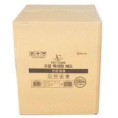 애견기저귀 펫케어 고급 특대형 패드 200매