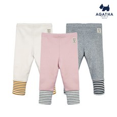 아가타키즈 아가타베이비 스트라이프배색레깅스